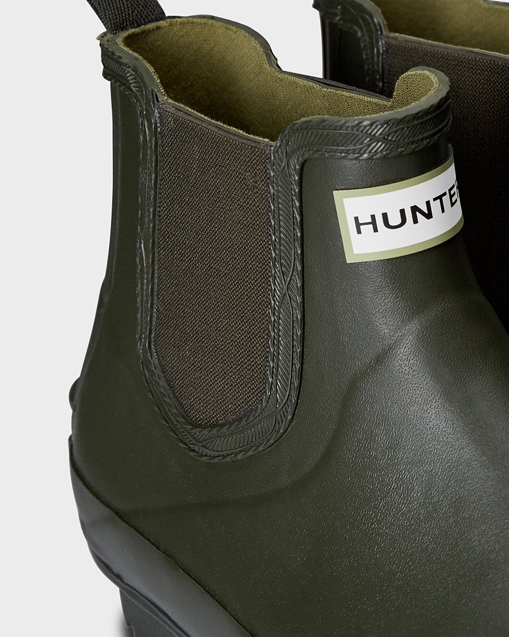 Men Hunter Norris Field | Chelsea Boots Dark Olive | NZ-65319-GXZF